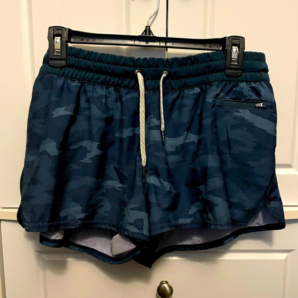 Vuori Clementine Athletic Camo Print Shorts